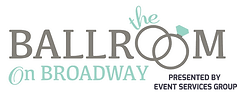 The Ballroom on Broadway logo, featuring Gettysburg wedding DJs.