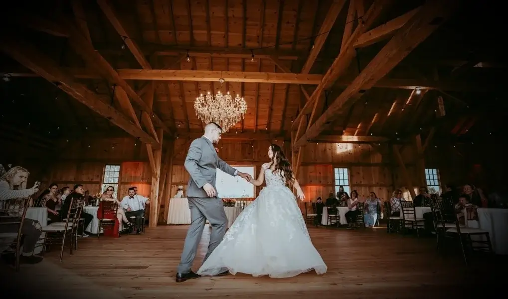 Bride and Groom first dance The Bigmount Lodge